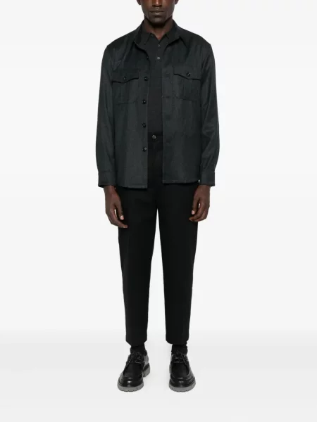 Pantaloni Briglia 1949 cu crăpătură negru