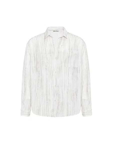 Dandalo Košile tmavě šedá bílá