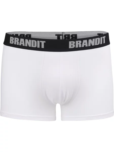 Brandit Boxeralsók világosszürke / fekete fehér