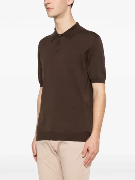 Tricou polo Zanone maro