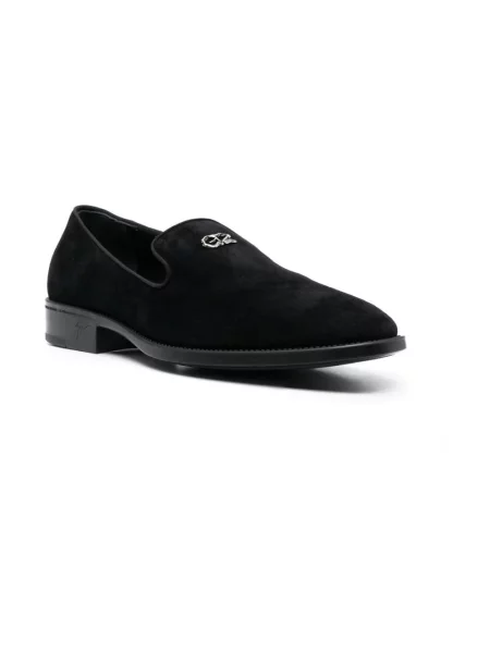 Półbuty Giuseppe Zanotti skórzane czarne
