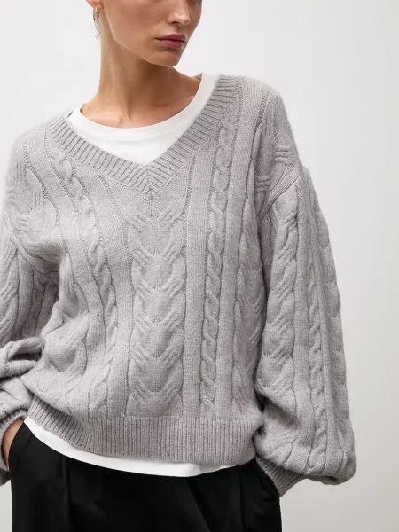 Answear.LAB sweter z wełną szary