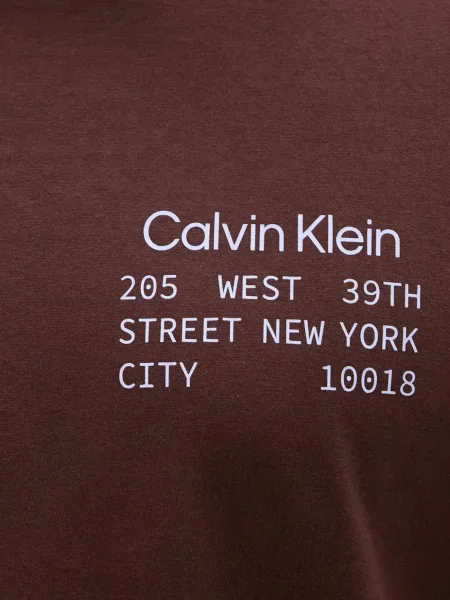 Футболка Calvin Klein Jeans коричнева