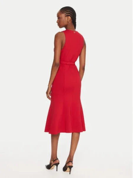 Twinset ruha midi egyenes piros