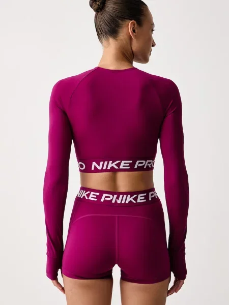 Nike longsleeve treningowy Pro Dri-FIT różowa