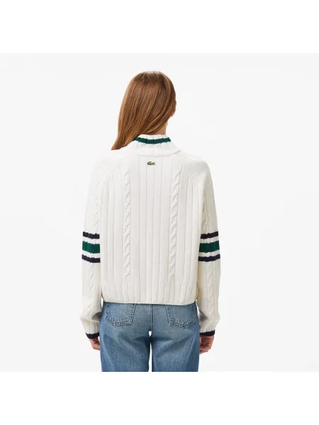 Свитер Lacoste белый