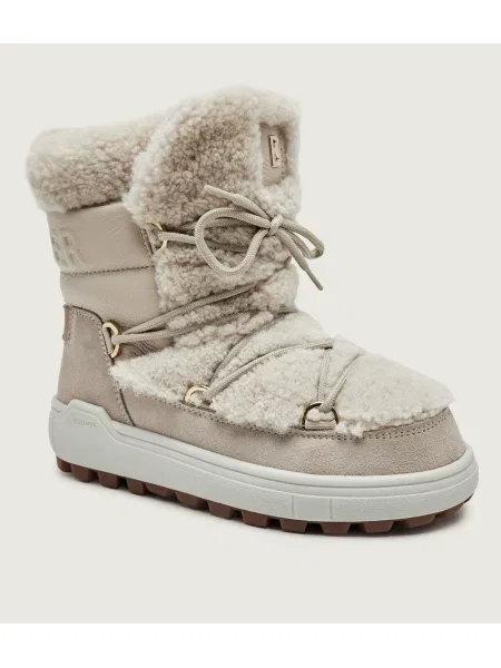 Bogner Bocanci Chamonix S 10 C | shearling | zamsz | piele bej