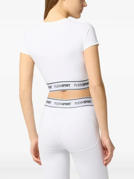 Cropp tricou Plein Sport alb