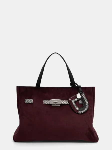 DKNY geantă shopper pentru femei cu imitație de piele întoarsă BRYAR