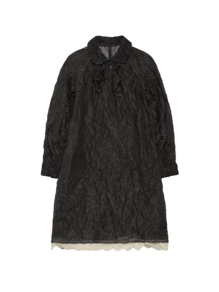 Rochie midi Renli Su din dantelă negru