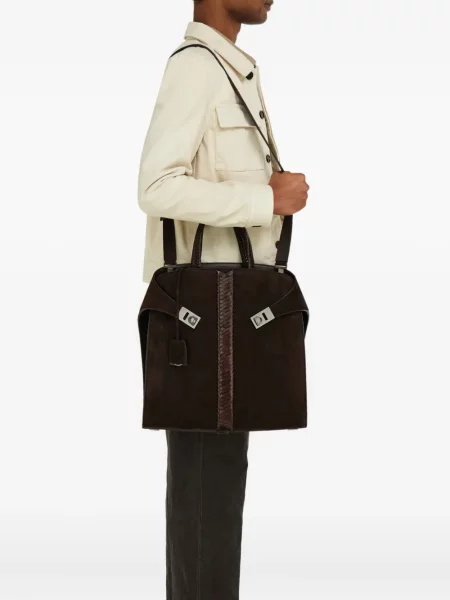 Geantă Ferragamo maro
