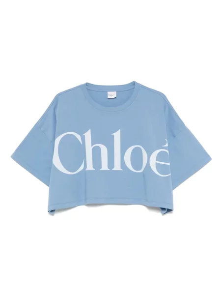 Tricou Chloé cu imagine albastru