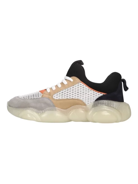 Sneakersy Moschino skórzane typu teddy