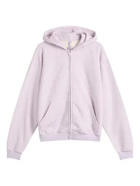 Bluza z kapturem Skims polarowa klasyczna fioletowa