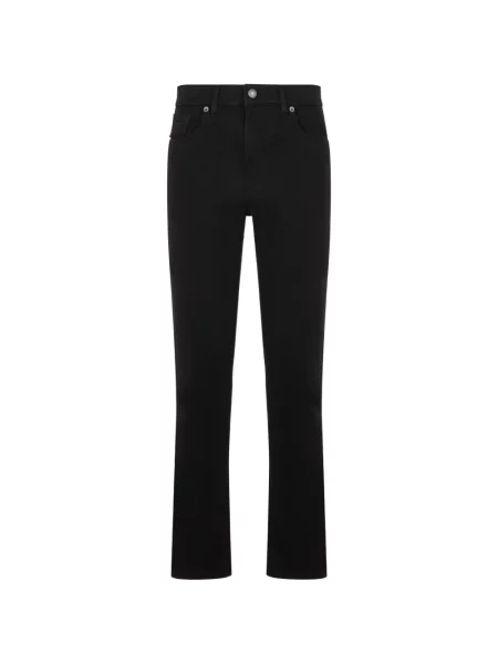 Blugi drepți Moschino negru