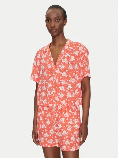 Tommy Jeans Cămașă portocaliu