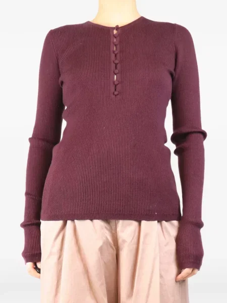 Pulover Gabriela Hearst tricotate violet
