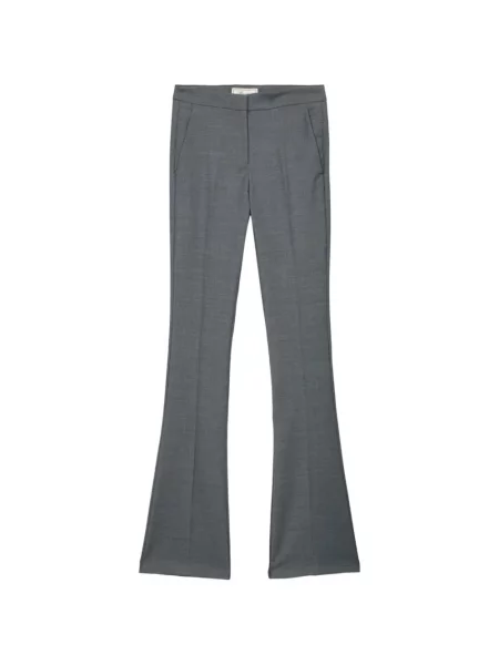 Pantaloni Blumarine evazate gri