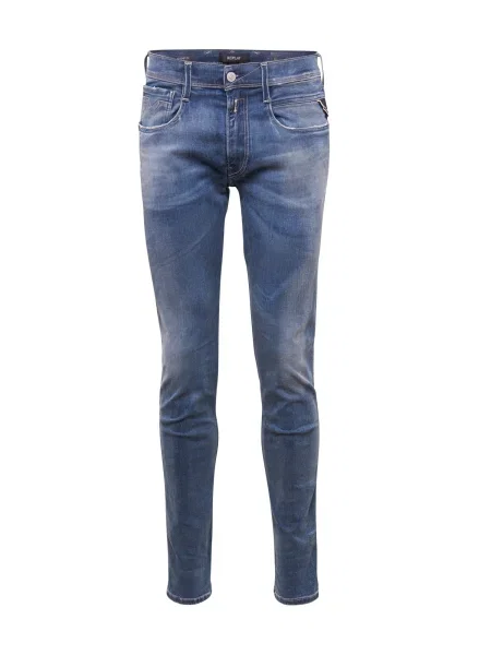 REPLAY Jeans Anbass denim albastru