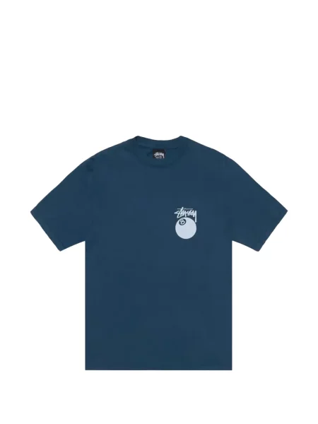 Póló Stüssy nyomtatás kék