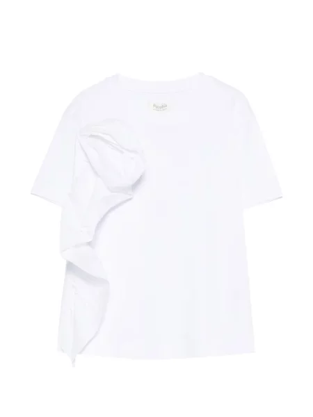 Тениска Psophia с волани бяло