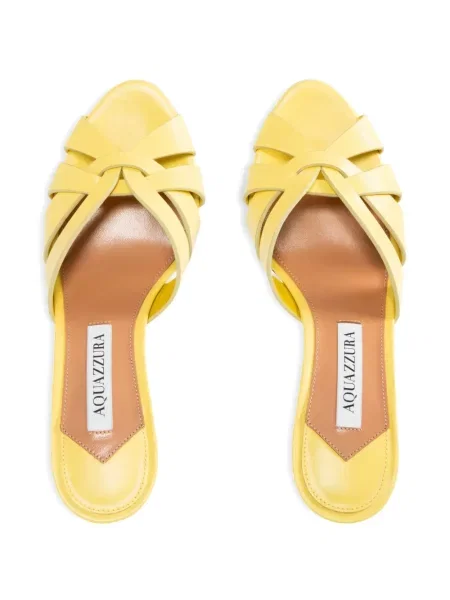 Sandale Aquazzura din piele galben