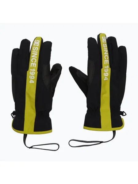 Férfi snowboard kesztyű DC Salute black. Méret: M fekete