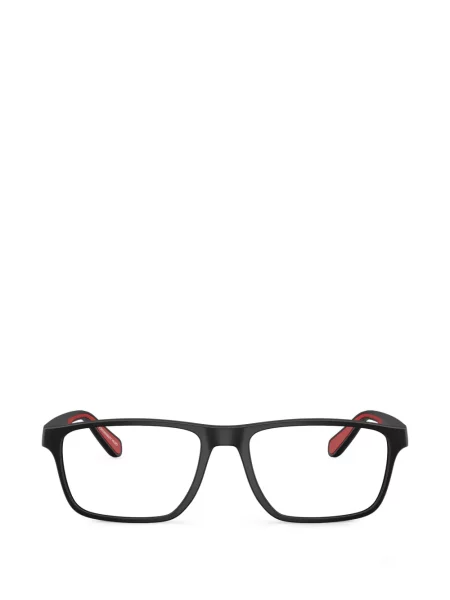 Ochelari de soare dreptunghiulari Emporio Armani negru