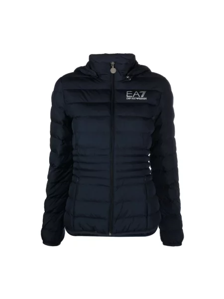 Kurtka puchowa Emporio Armani Ea7 casual niebieska
