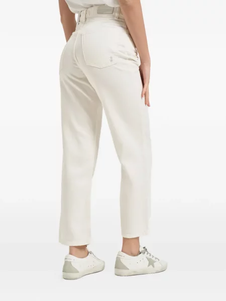 Blugi Icon Denim alb