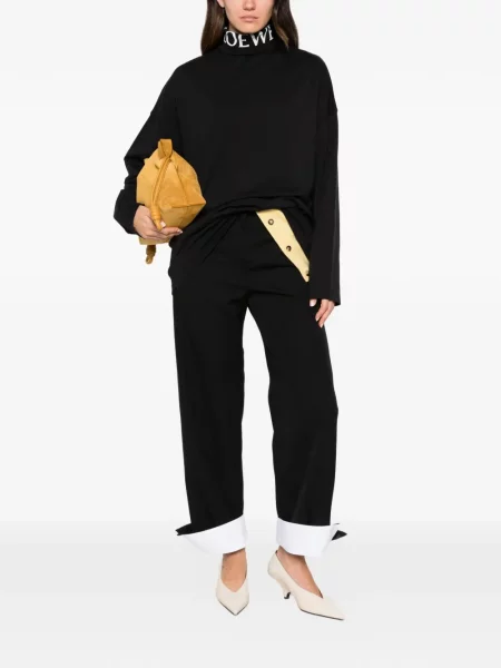 Top Loewe cu imagine negru