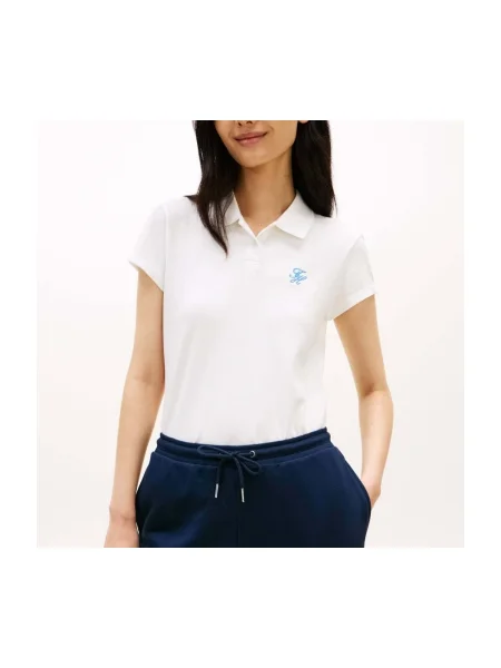 Polo Tommy Hilfiger alb