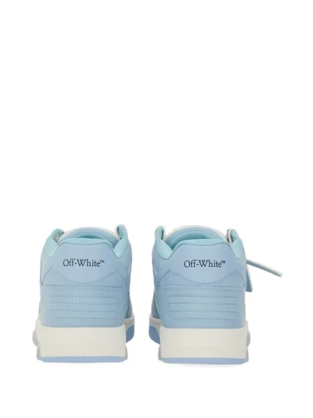 Sneakerși Off-white cu șireturi din dantelă alb