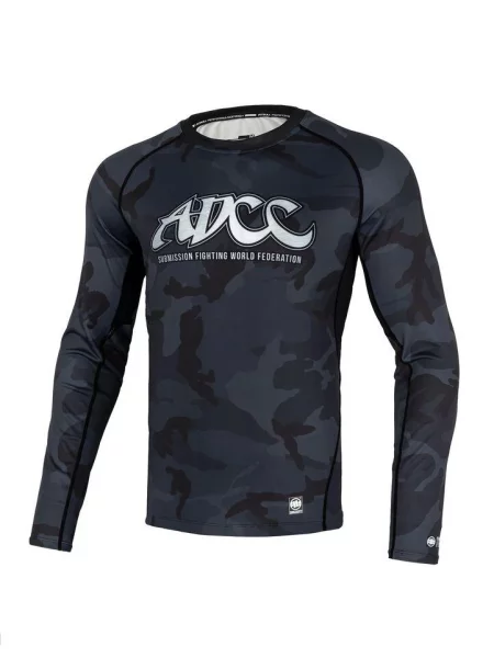 Longsleeve Pitbull Rashguard ADCC Camo czarna