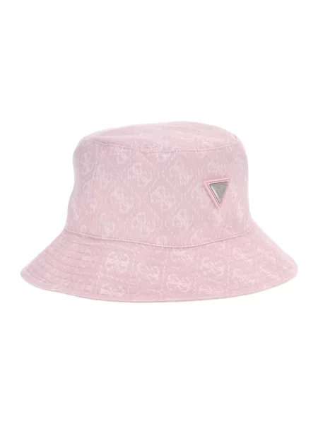 Czapka Guess Activewear z logo różowa