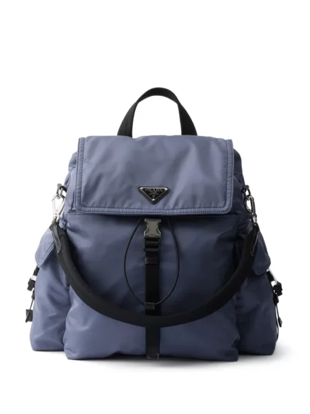 Rucsac Prada din piele albastru