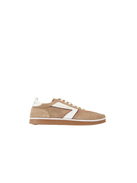 Sneakersy Alexander Smith skórzane brązowe