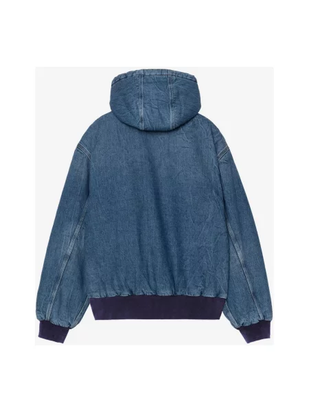 Kurtka jeansowa Carhartt Wip niebieska