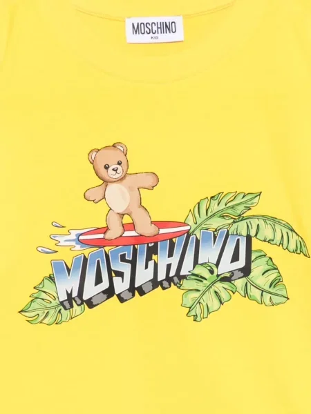 Koszulka dziecięca Moschino żółta