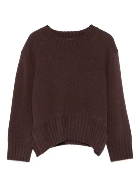 Pulover Loulou De Saison din cașmir maro