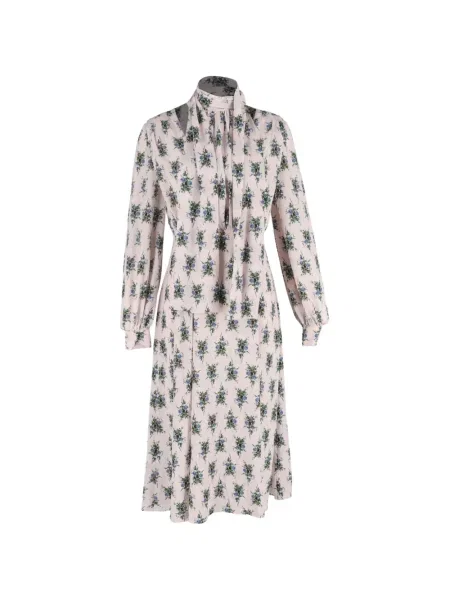 Sukienka maxi Emilia Wickstead w kwiatki z nadrukiem do kolan