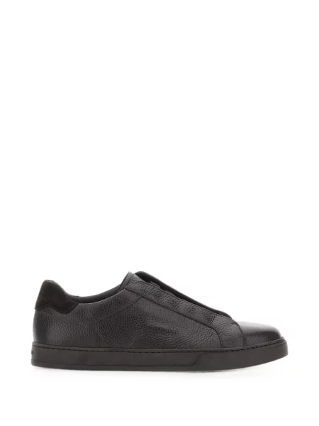 Sneakerși Doucal's din piele maro
