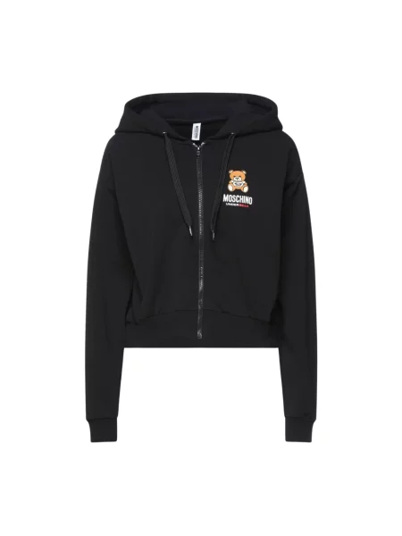 Bluza Moschino z autografem czarna