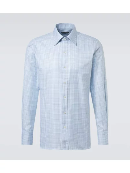Košulja Tom Ford karirana plava