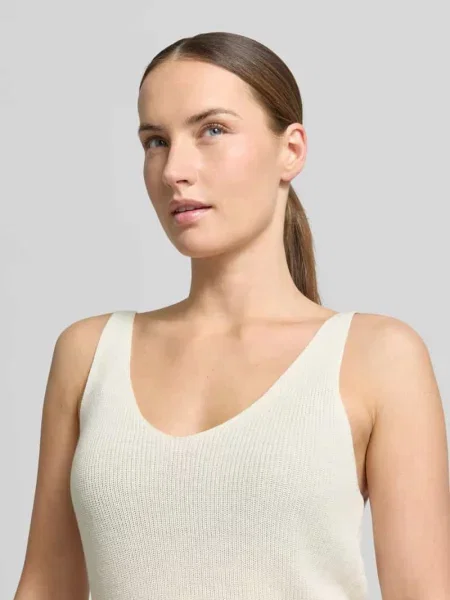 Dzianinowy top Vero Moda biały
