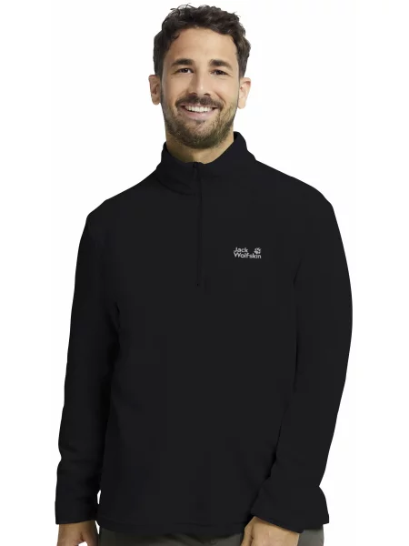 Флісова кофта Jack Wolfskin чорний