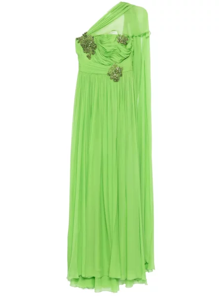 Rochie Zuhair Murad din șifon verde