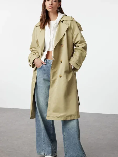 Trenčkot Trendyol bež