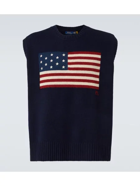 Volneni telovnik Polo Ralph Lauren modra