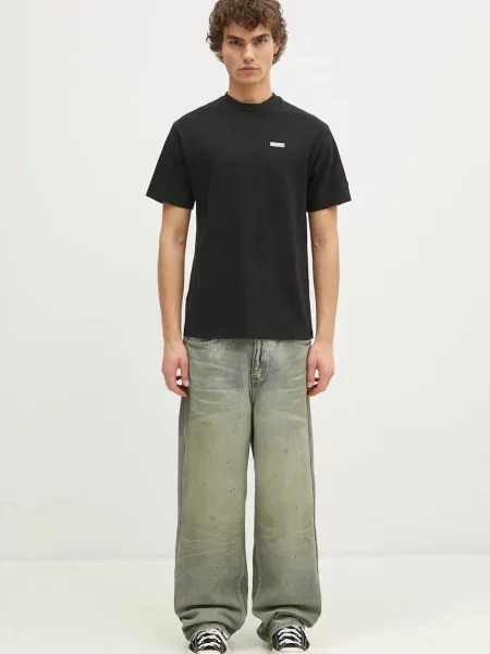 Футболка Butter Goods Basic Tee однотонна чорний